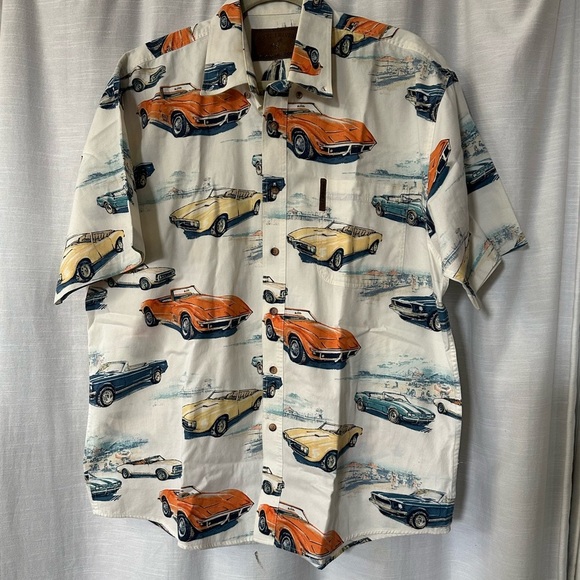 Men’s Shirt Causal Button Down Shirt Size Large - Picture 8 of 8